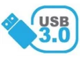 USB 3.0 X 3 PORTS IN
FRONT - icon